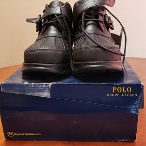 NEW Polo Ralph Lauren Dover III Boots Black 12 D - Medium